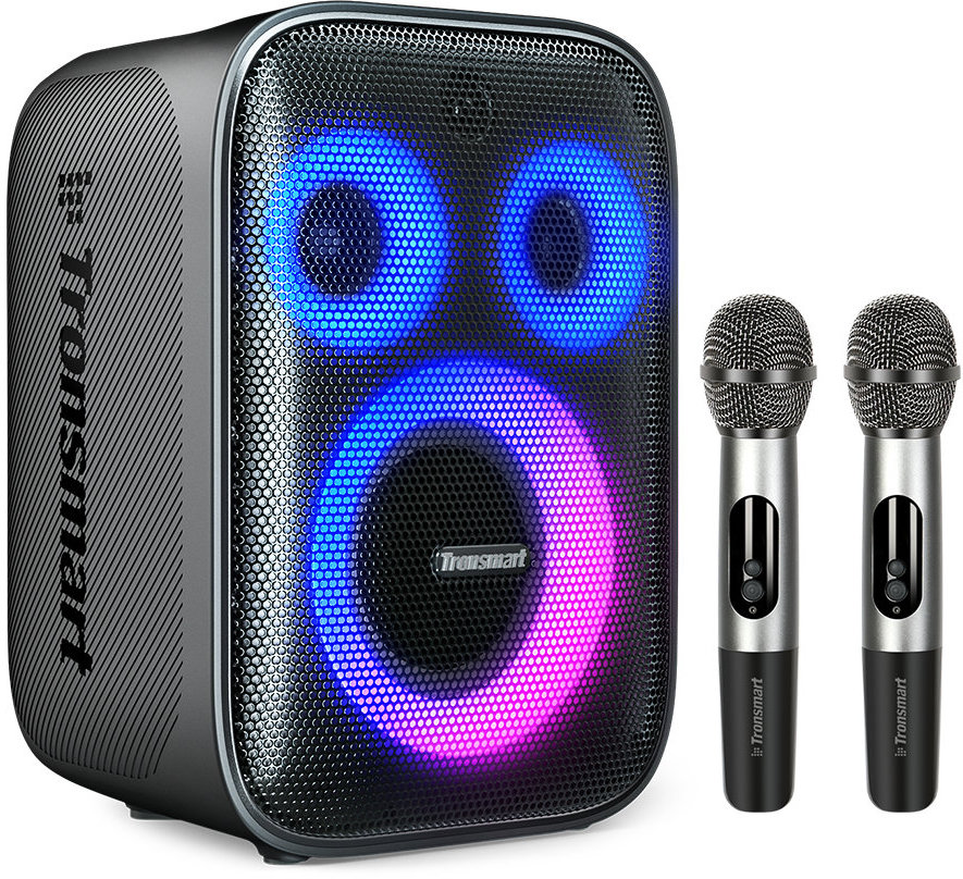 

Беспроводная колонка Tronsmart Halo 200 Black с микрофонами в комплекте, черный, Беспроводная колонка Halo 200 Black с микрофонами в комплекте, черный
