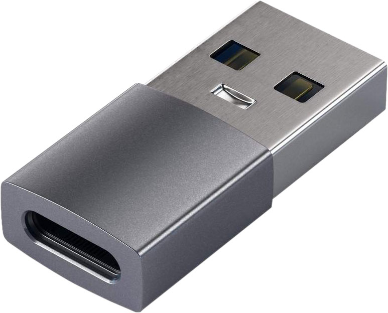 Адаптер USB-A / USB-C, «серый космос»