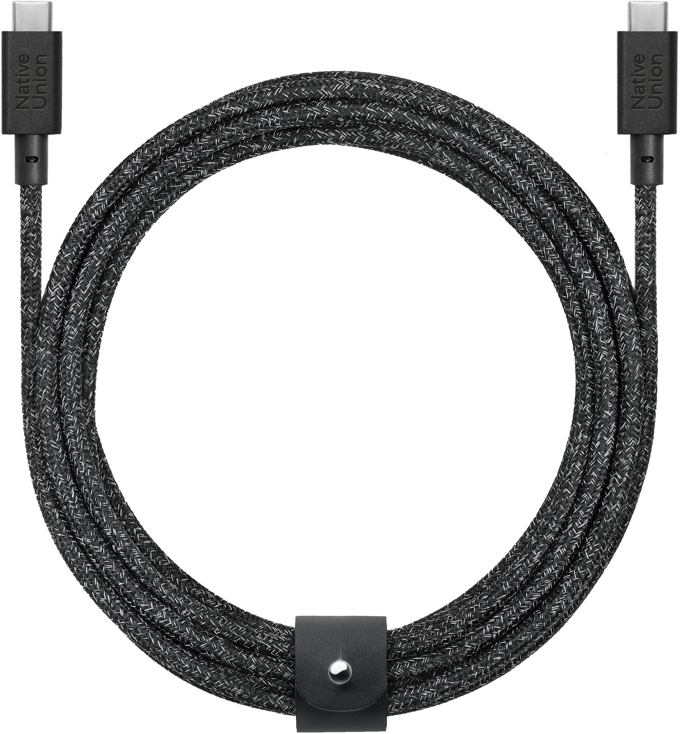 

Кабель Native Union Belt Cable XL USB-С - USB-С, 3м, кевлар, серый космос, Кабель Belt Cable XL USB-С - USB-С, 3м, кевлар, серый космос