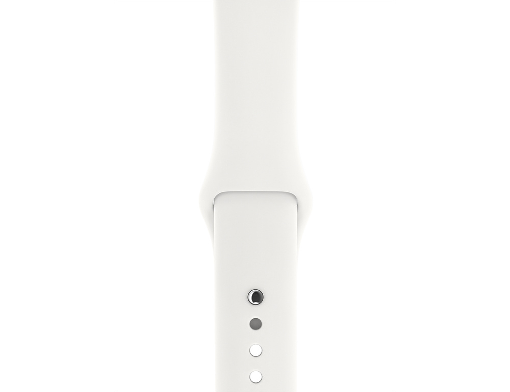 Купить Apple Watch Series 3, 38 мм, корпус из серебристого алюминия ...