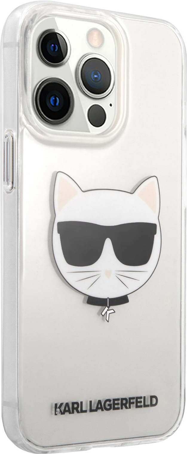 Бренд Чехол Karl Lagerfeld & Choupette для iPhone 13 Pro Max, пластик, прозрачный