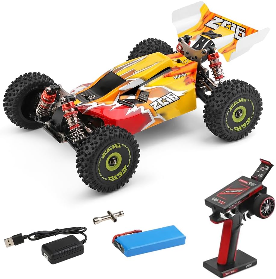 Машина на радиоуправлении Wltoys 144010 RC,масштаб 1:14, желтый