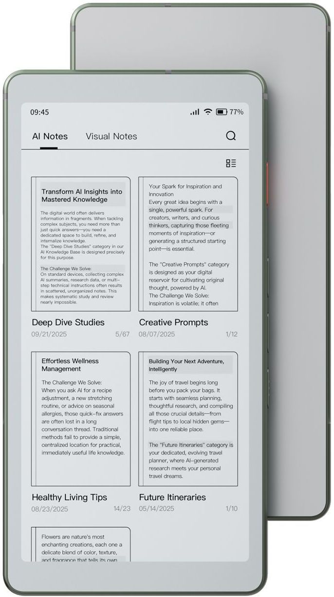 

Планшет с имитацией бумаги Viwoods AiPaper SE08, 6.13", монохром, Планшет с имитацией бумаги AiPaper SE08, 6.13", монохром