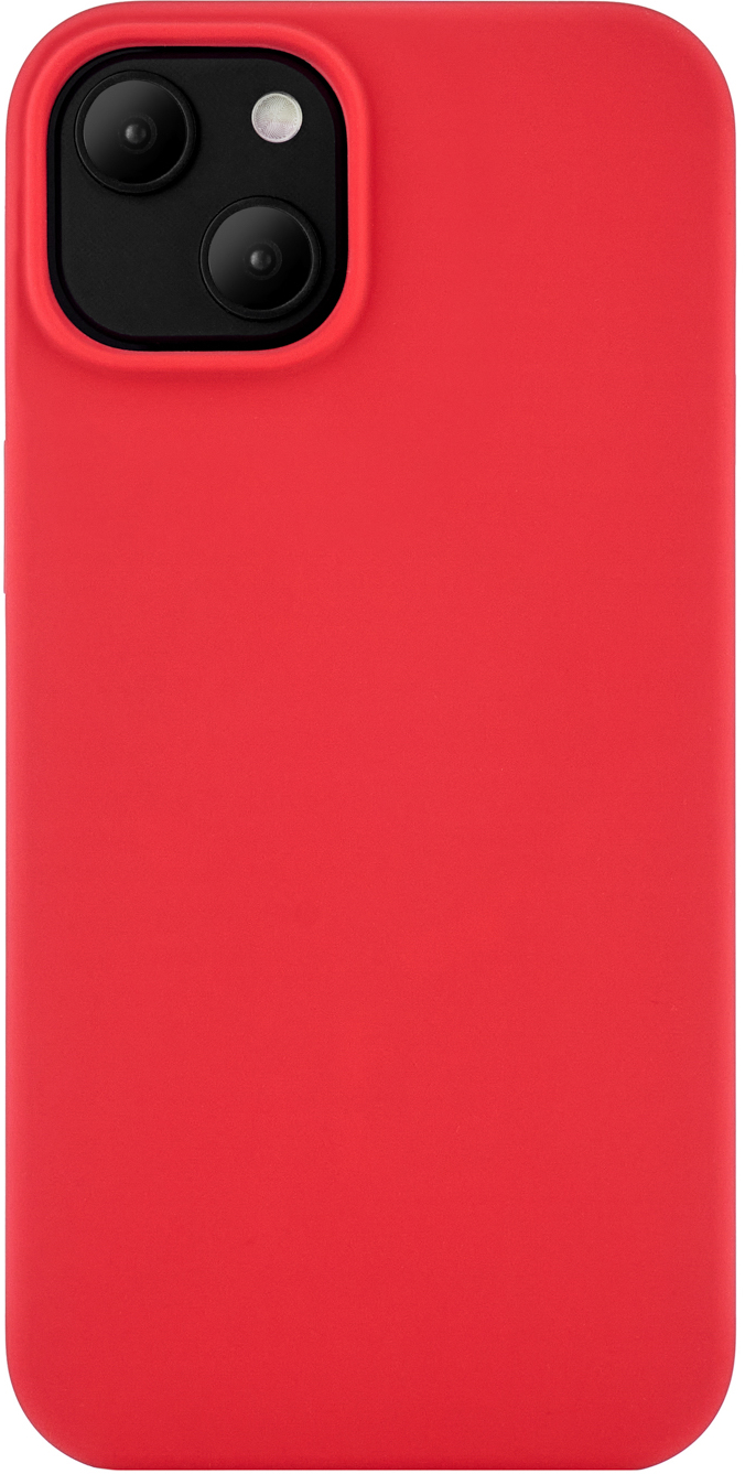 Чехол uBear Touch Case для iPhone 14, soft-touch, красный