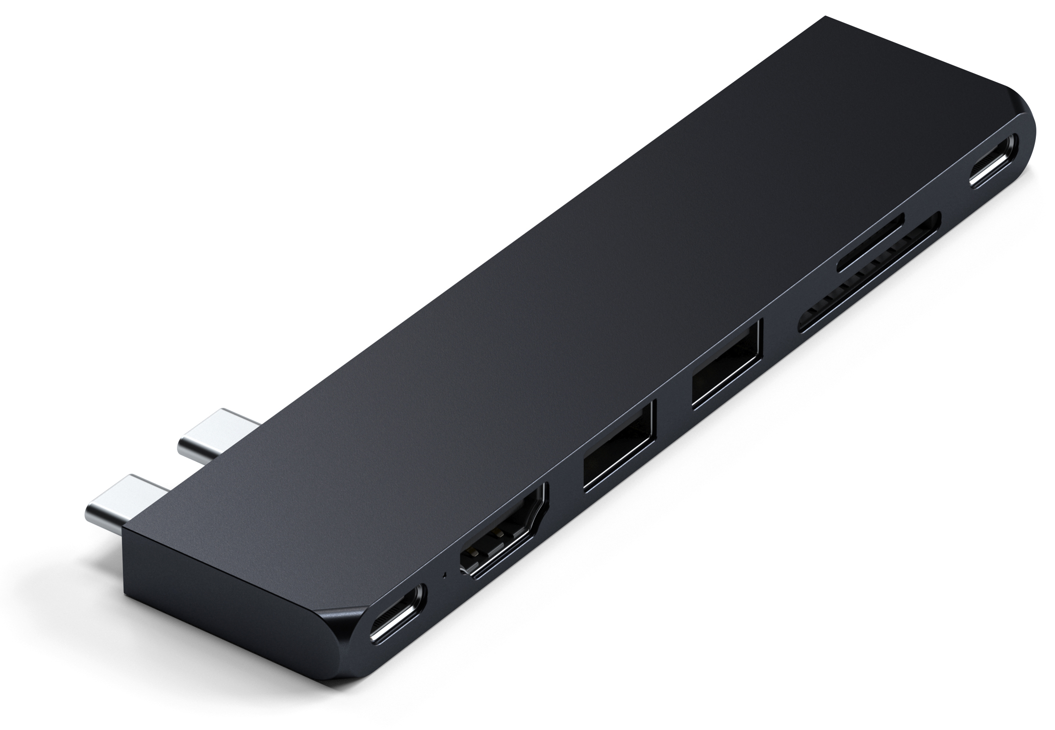 Адаптер Satechi USB-C Pro Hub Slim, черный