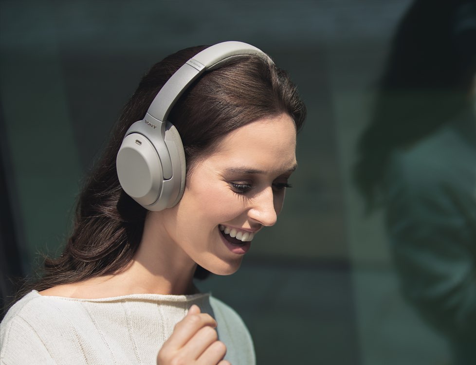 Купить Беспроводные наушники Sony WH-1000XM3, серебряный — цена