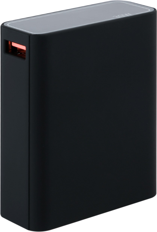 Аккумулятор moonfish PD, QC, 30 Вт, 10000mAh, soft-touch, черный Фото-3