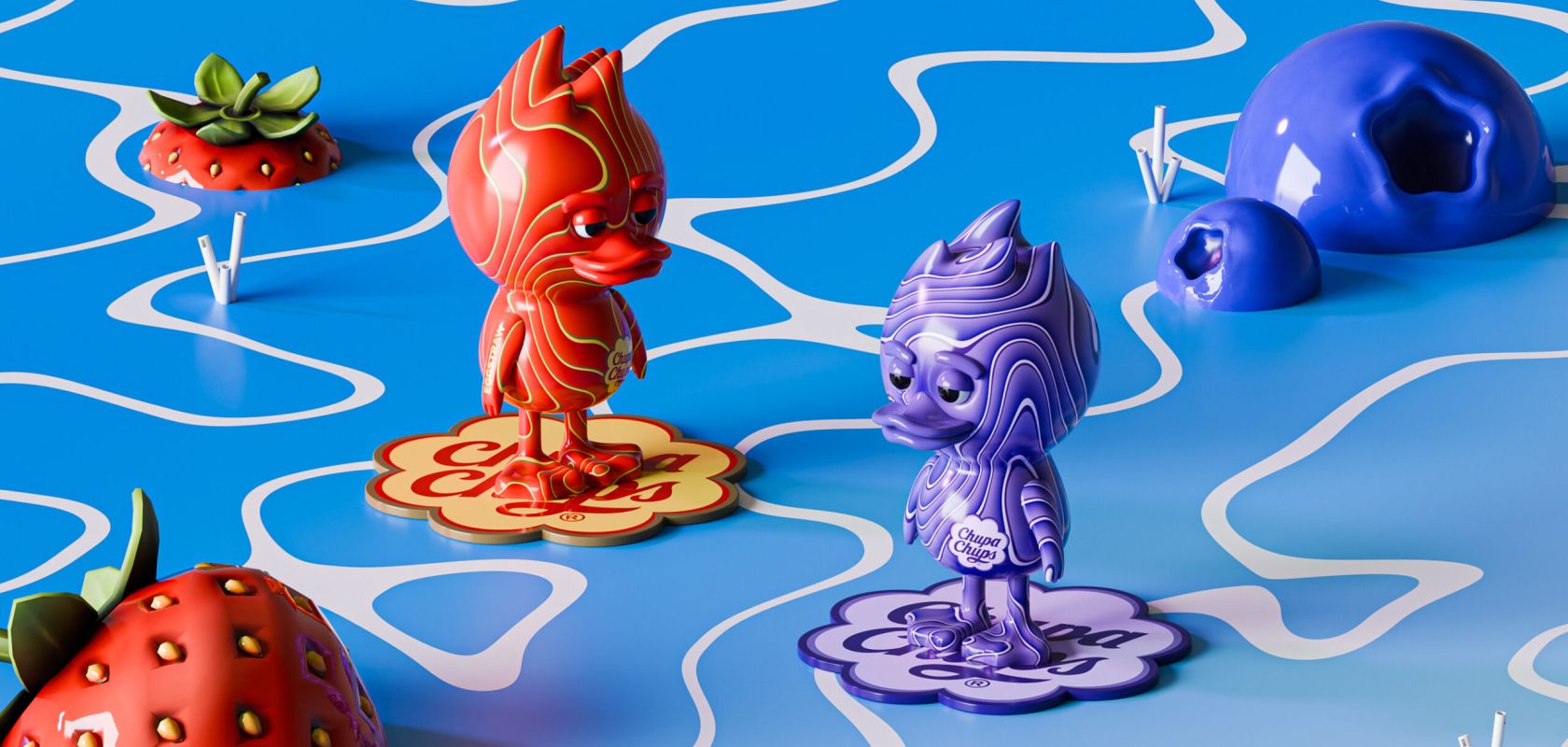 Фигура Tud Toy The Ugly Duck Chupa Chups, фиолетовый Фото-9