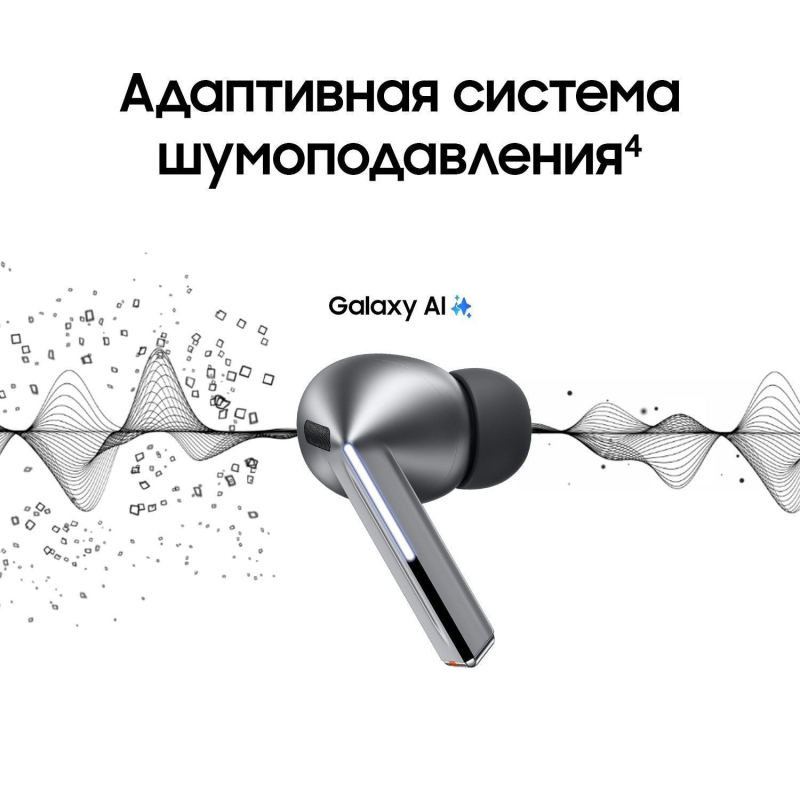 Беспроводные наушники Samsung Galaxy Buds3 Pro, Серебро Фото-12