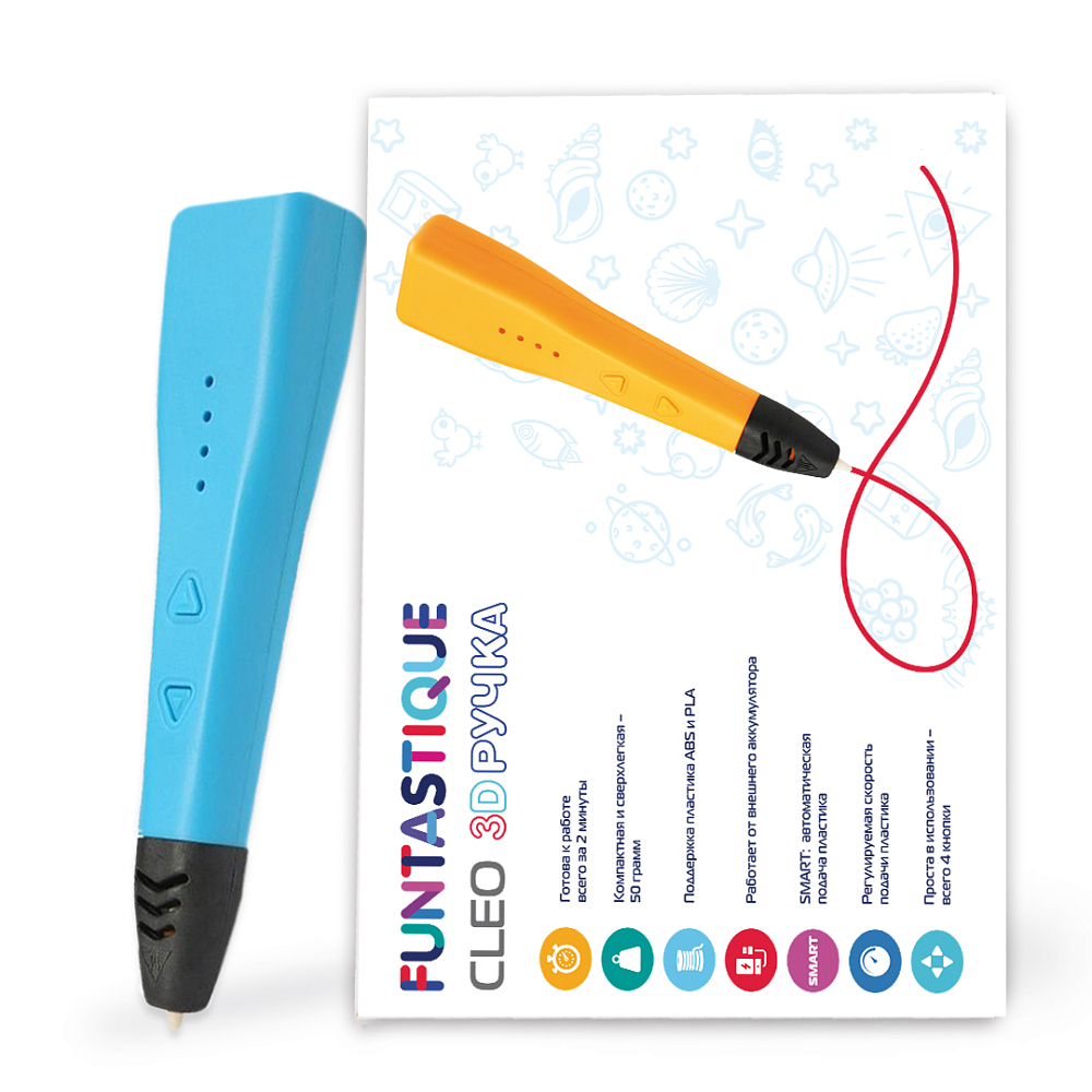 

Funtastique Ручка 3D CLEO, синий