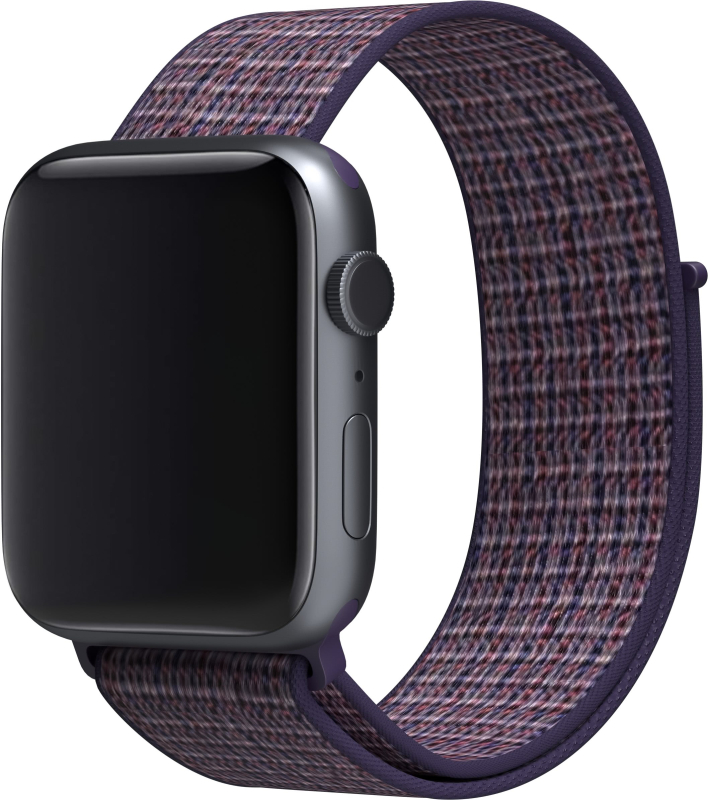 Ремешок moonfish для Apple Watch 38/40/41/42 мм, нейлон, сливовый