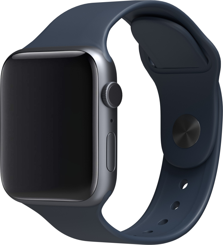 Ремешок moonfish для Apple Watch 38/40/41/42 мм, силикон, тёмно‑синий