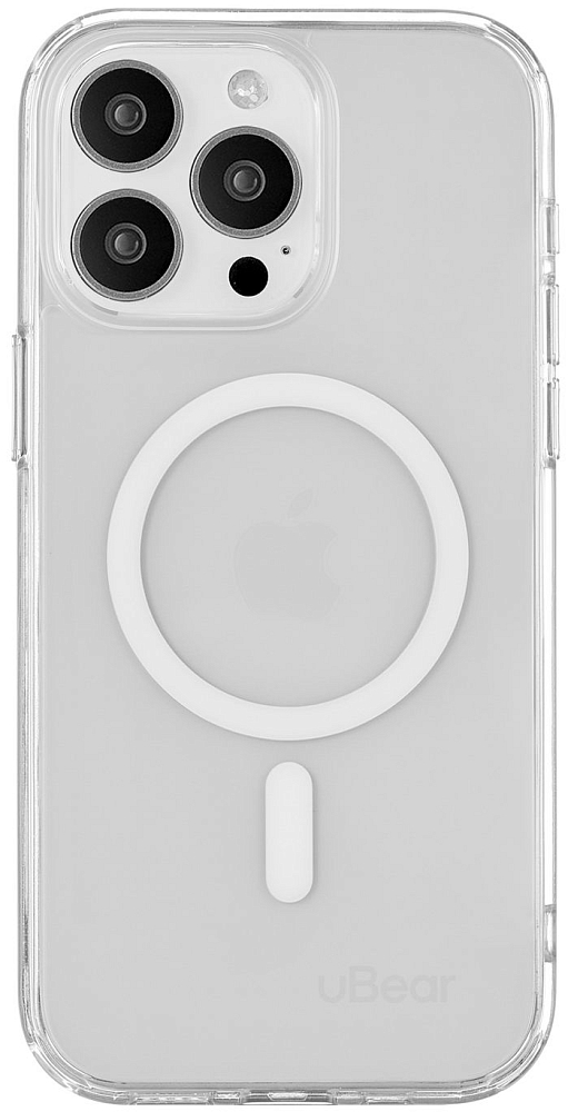 

uBear Чехол Real Case для iPhone 15 Pro Max MagSafe, прозрачный