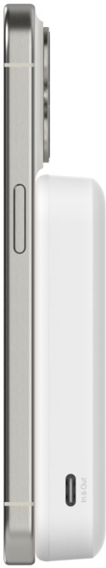 Аккумулятор Belkin BoostCharge Pro MagSafe, 8000mAh, Qi2, белый Фото-6