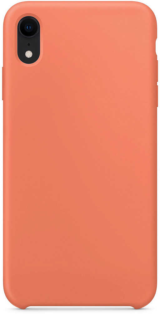 

Чехол для iPhone XR, силикон, персиковый