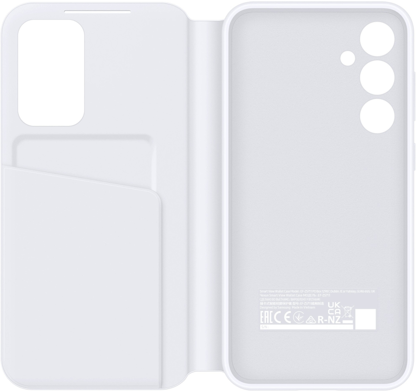 Чехол Samsung Smart View Wallet Galaxy S23 FE, белый Фото-5