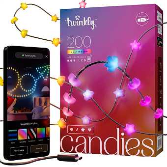 Гирлянда Twinkly Candies Star-Shaped 200 LED, 12 м