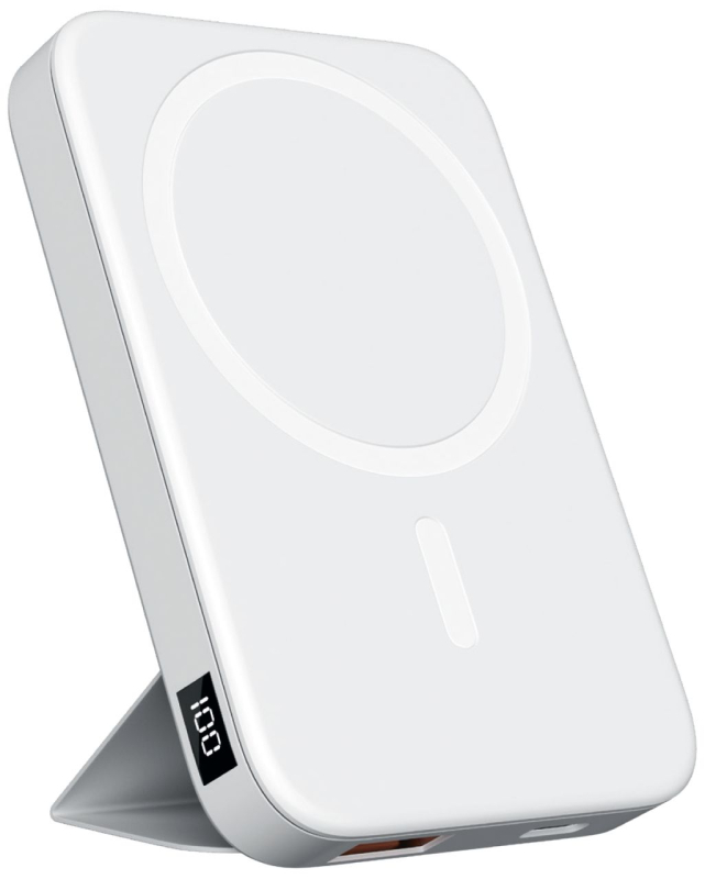 Внешний аккумулятор moonfish Magsafe, 10000 мАч, soft-touch, белый