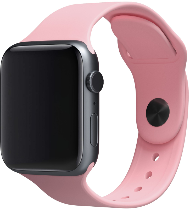 Ремешок moonfish для Apple Watch 38/40/41/42 мм, силикон, розовый