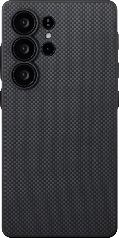 Чехол Pitaka Pitaka PIN Button для Galaxy S25 Ultra, кевлар, черный