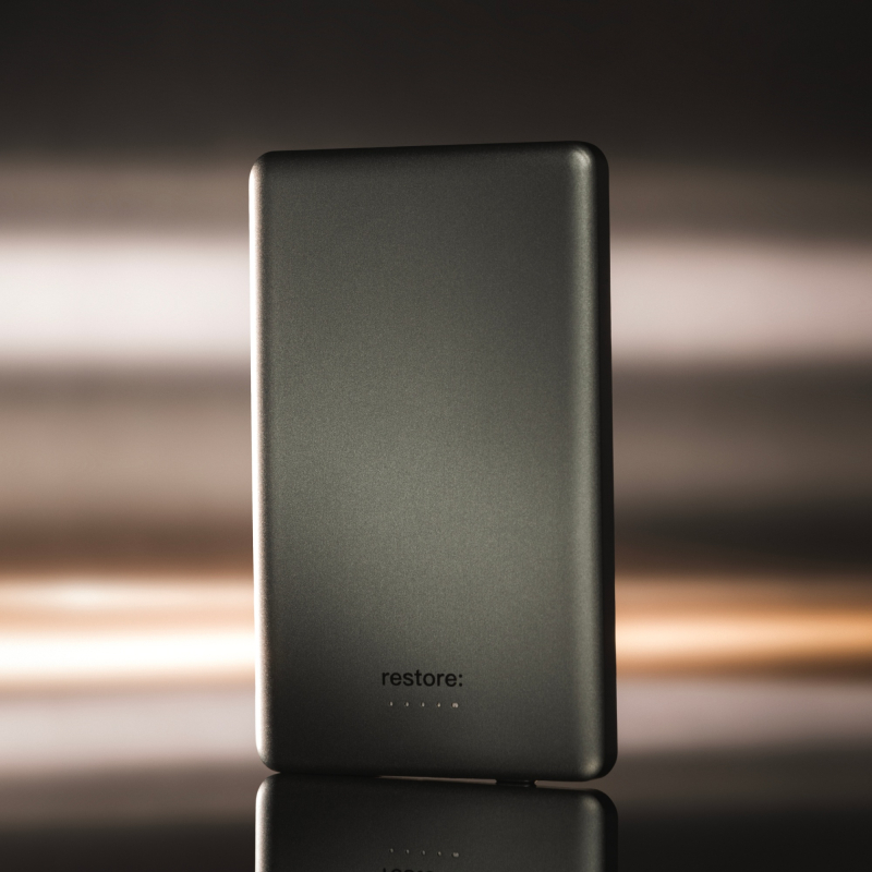 Внешний аккумулятор restore: hello, world! Magsafe, 5000 mAh, темно-серый Фото-7