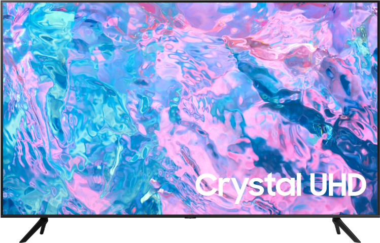 Телевизор Samsung 75" Crystal UHD 4K CU7100, черный
