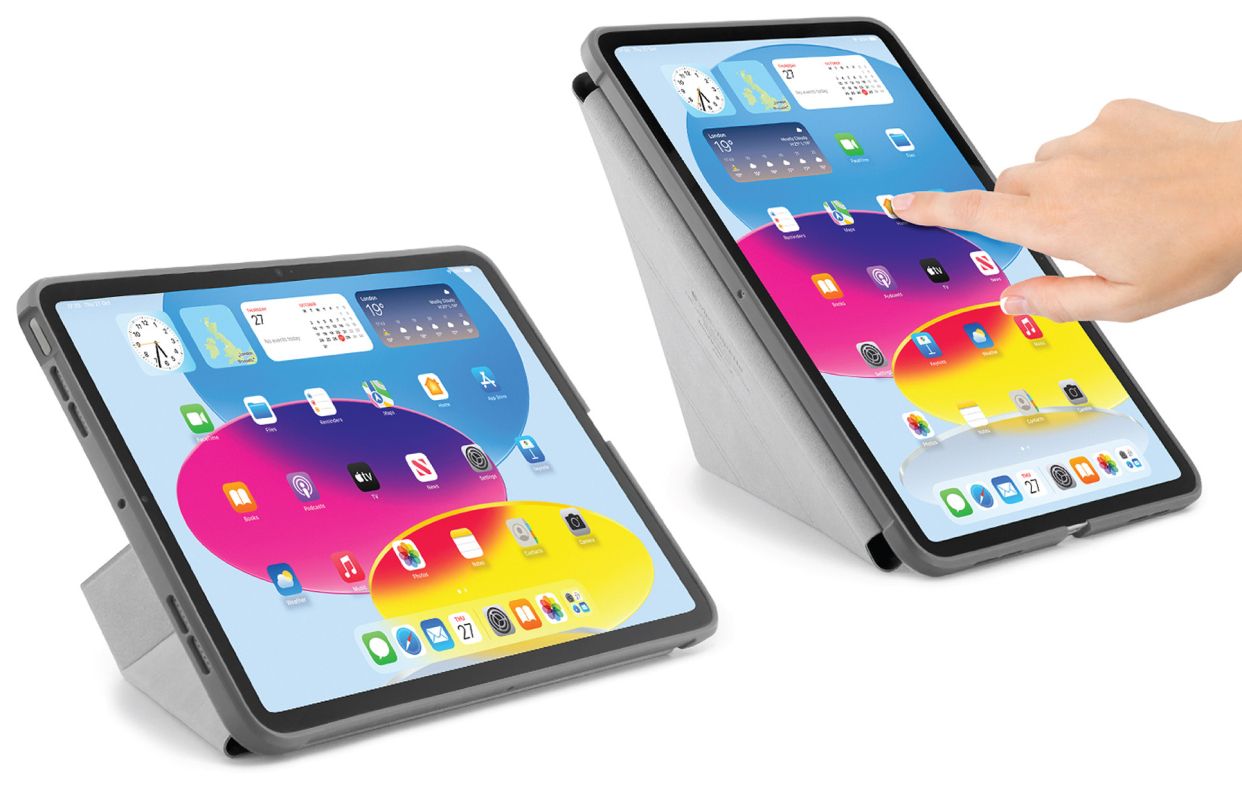 Чехол Pipetto для iPad 10.9 (2022) Origami Case, серый Фото-3