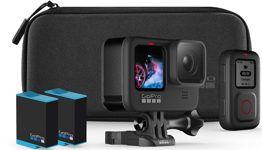 

GoPro Камера HERO9 Black Bundle, Черный