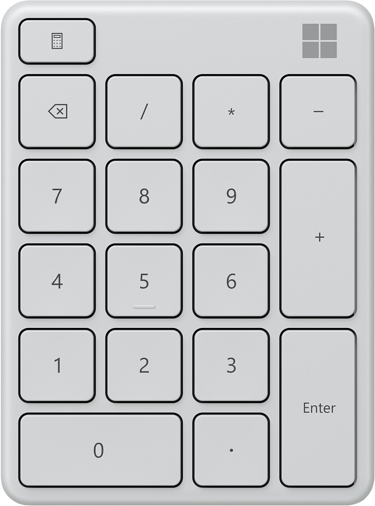 Цифровая клавиатура Number Pad, серебристый