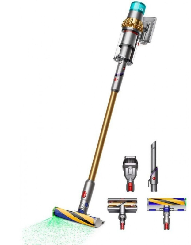 Беспроводной пылесос Dyson V15 Detect Absolute, золотой/серебристый Фото-2