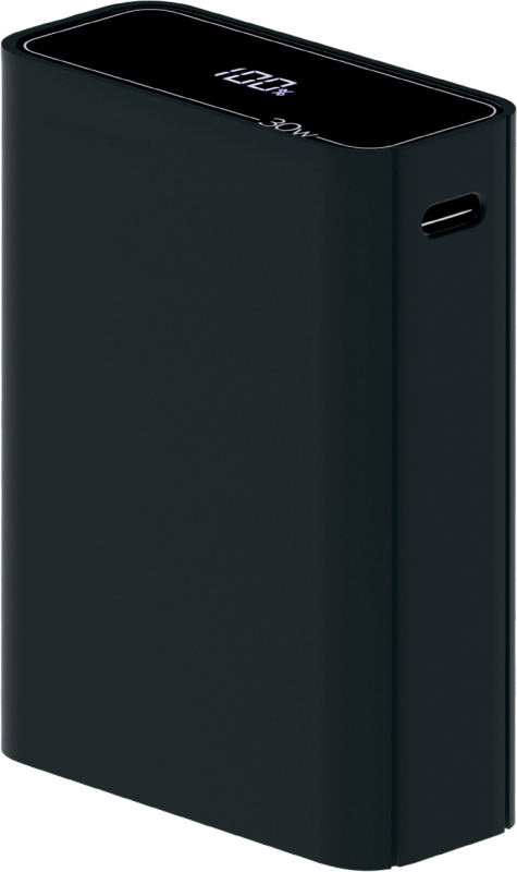 Аккумулятор moonfish PD, QC, 30 Вт, 10000mAh, soft-touch, черный Фото-2