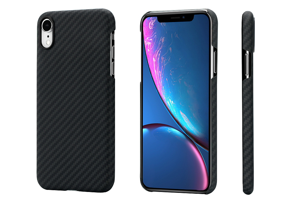 

Чехол Pitaka, Черный, Чехол MagCase для iPhone XR, черный-серый