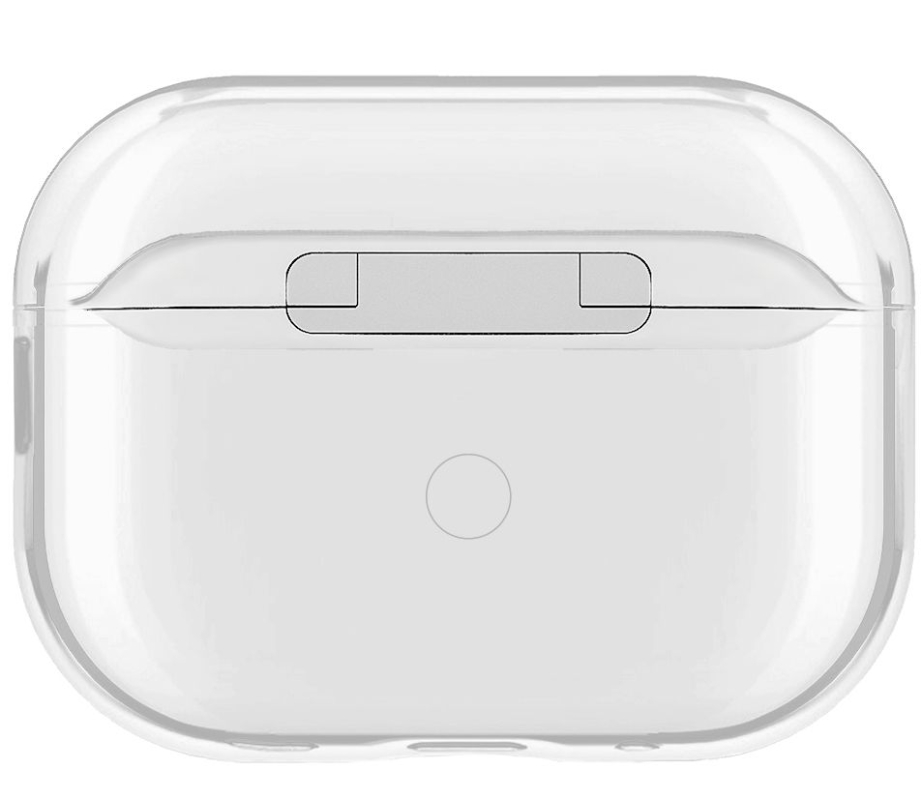 Чехол moonfish для AirPods Pro 2, пластик, прозрачный Фото-2