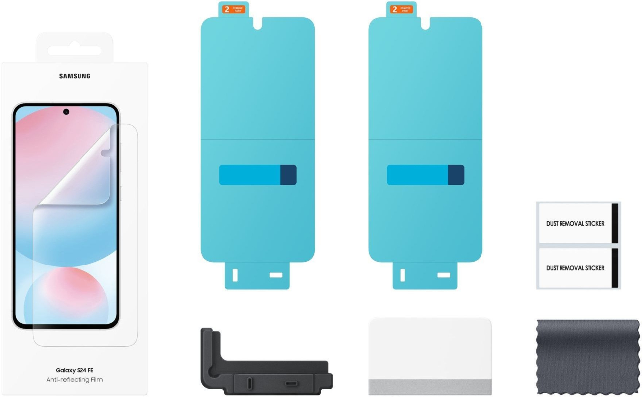 Защитная пленка Samsung для Galaxy S24 FE, прозрачный Фото-3