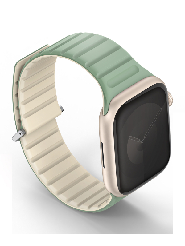 Ремешок Uniq Revix Evo для Apple Watch 38/41 мм, силикон, мятный/белый