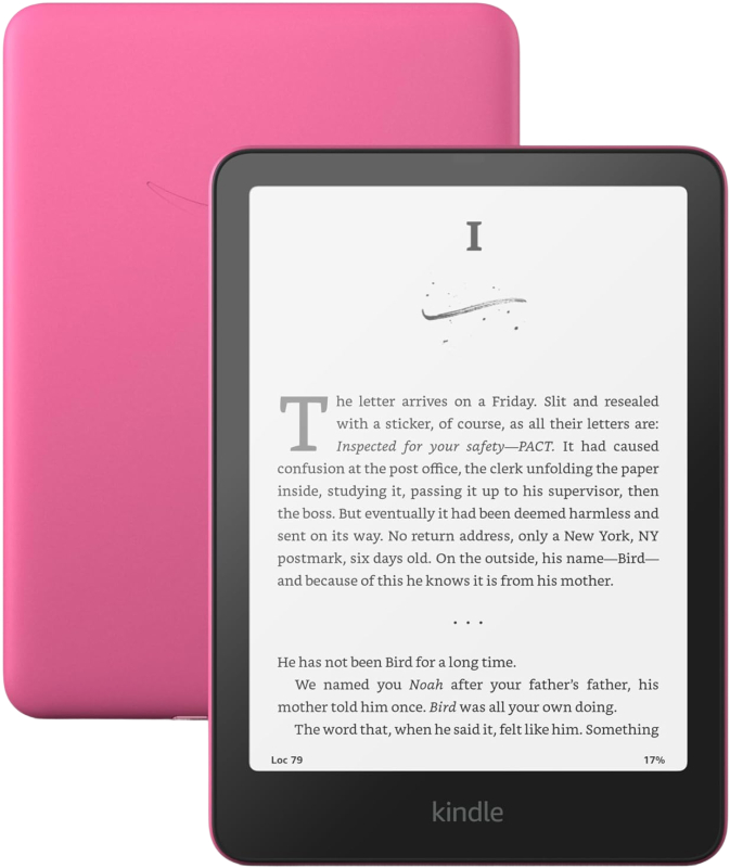 Электронная книга Amazon Kindle PaperWhite 2024 (без рекламы), 32 ГБ, малиновый