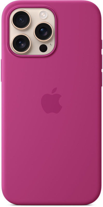 Чехол Apple для iPhone 16 Pro Max Silicone with MagSafe, фуксия