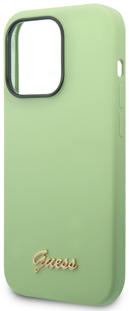 

Guess Чехол Gold metal для iPhone 14 Pro, зеленый