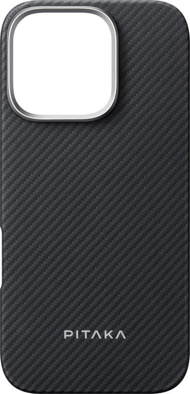 Чехол Pitaka MagEZ 4 Case для iPhone 16 Pro Max, кевлар, черный Фото-2