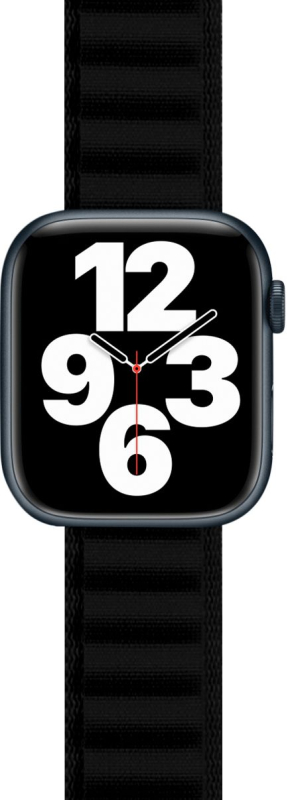 Ремешок moonfish для Apple Watch 38/40/41/42 мм, нейлон, черный