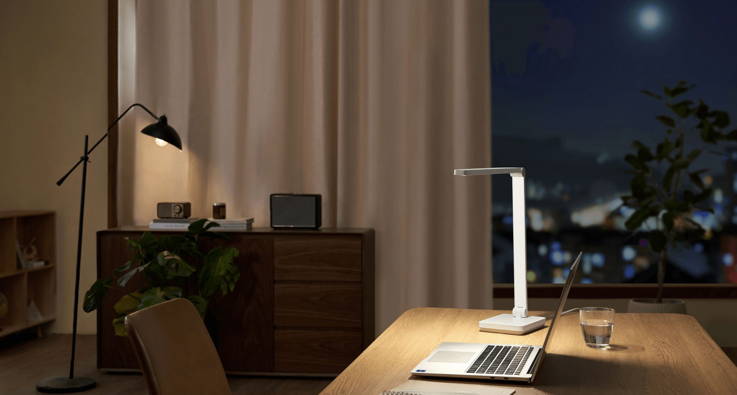 Лампа настольная Xiaomi Desk Lamp Lite EU, Белый Фото-4