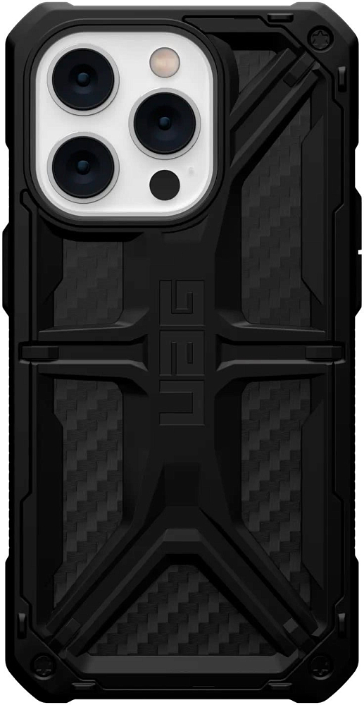 

UAG Чехол Monarch для iPhone 14 Pro углеродное волокно, черный