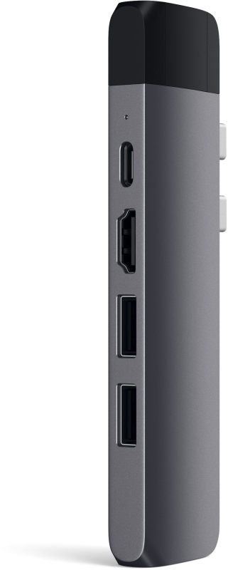 Адаптер Satechi Aluminum Pro Hub 6 in 1, серый космос Фото-5