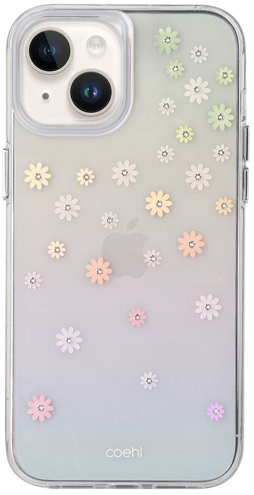 

Uniq Чехол COEHL Aster для iPhone 14, Spring Pink, Прозрачный