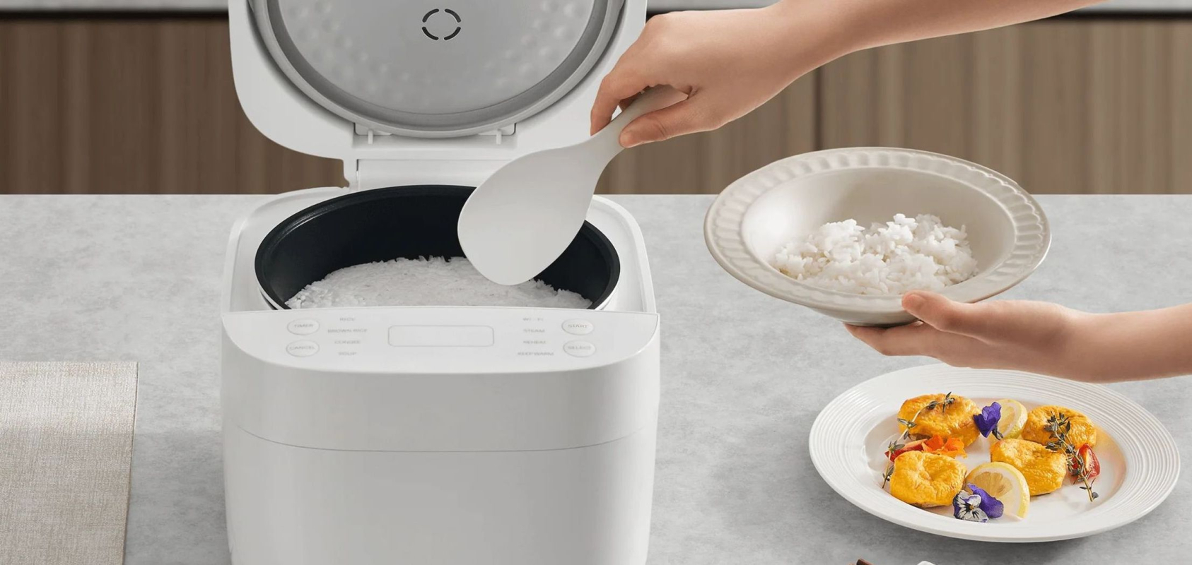 Рисоварка Xiaomi Smart Multifunctional Rice Cooker, Белый Фото-3