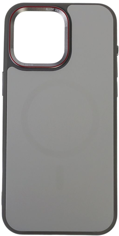 Чехол URR Matte Pure Glass MagSafe для iPhone 16 Pro, серый Фото-2