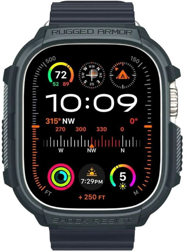 Чехол Spigen Rugged Armor для Apple Watch Ultra, 49 мм, зеленый Фото-2