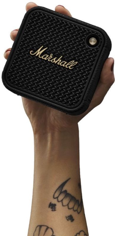 Акустика портативная Marshall Willen II Black & Brass, черный + латунь Фото-5
