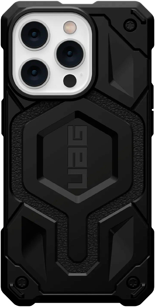 

Чехол UAG Monarch Pro MagSafe для iPhone 14 Pro, черный, Чехол Monarch Pro MagSafe для iPhone 14 Pro, черный