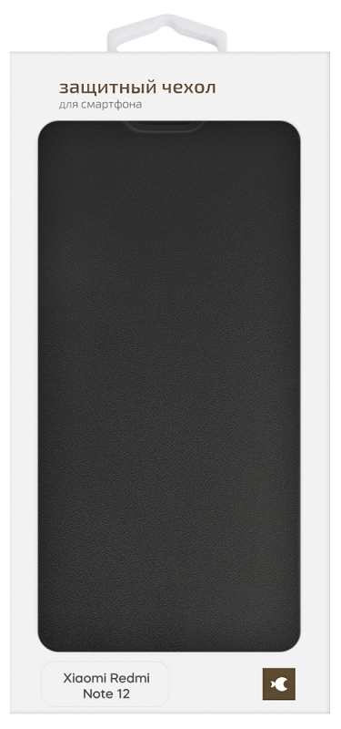 Чехол moonfish для Redmi Note 12 с застежкой на магнитах, черный Фото-5